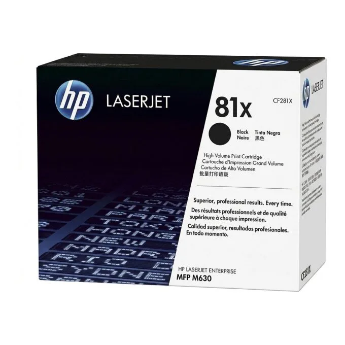 HP # 81X CF281XC black Contract-Toner - Hohe Kapazität — image 1