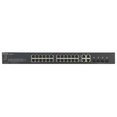 Zyxel Switch Gigabit Ethernet Cloud Managed 24-Port + 4RJ45/SFP Combo R/M GS1920-24V2 UK
