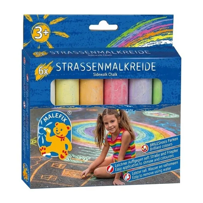 MALEFIX Straßenkreide 6er Packung — image 1