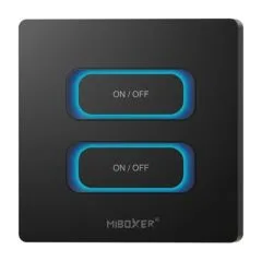LED Fernbedienung 2 Gang Smart Switch Zigbee 3.0 + 2,4GHz Bewegungssensor + Dimm *Milight/Miboxer* (b)