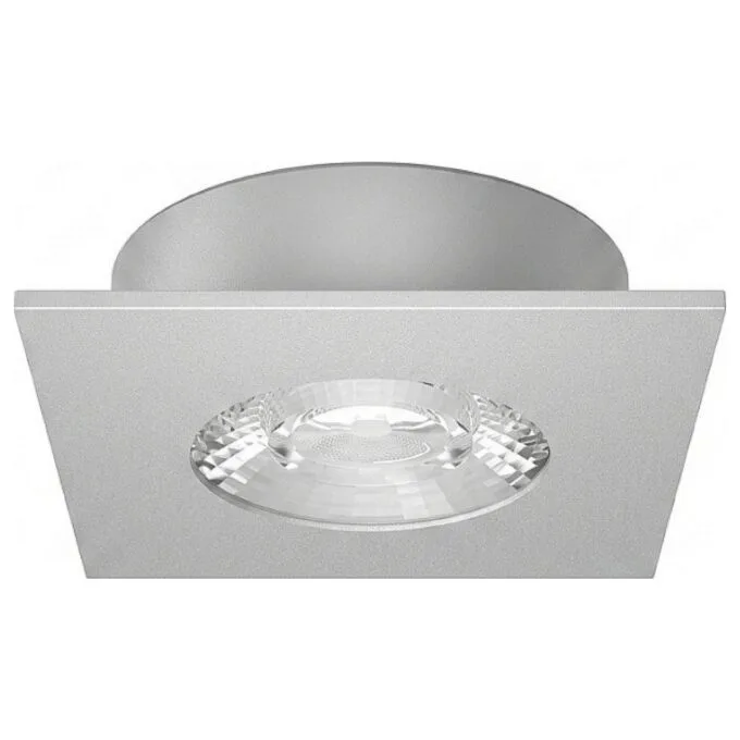 Synergy 21 LED Deckeneinbauspot Helios silber, quadratisch, warmweiß — image 1