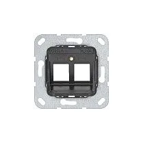 GIRA 560400 Modular Jack 4 2fach Tragring — image 1