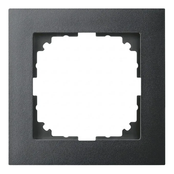 MERTEN MEG4010-3603 M-Pure-Rahmen, 1fach, schwarz matt, M-Pure — image 1