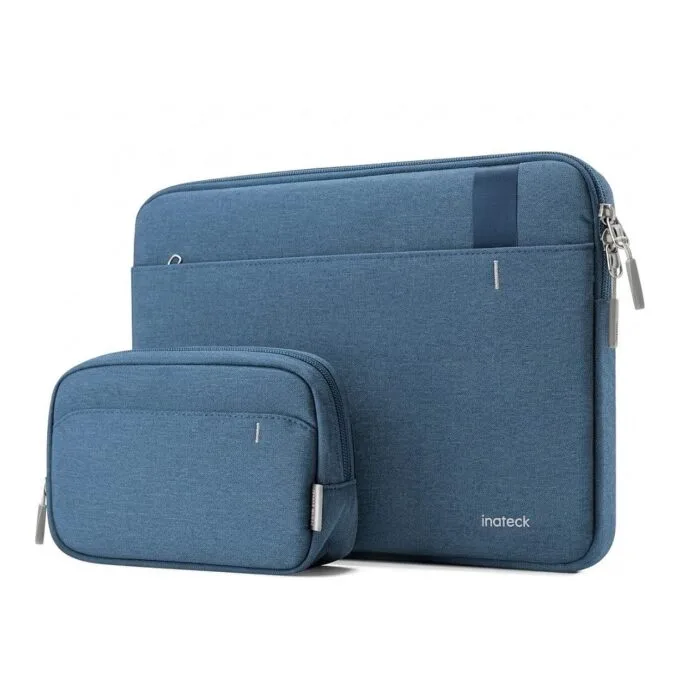 inateck Laptoptasche 13" mit Zubehörtasche blue — image 1