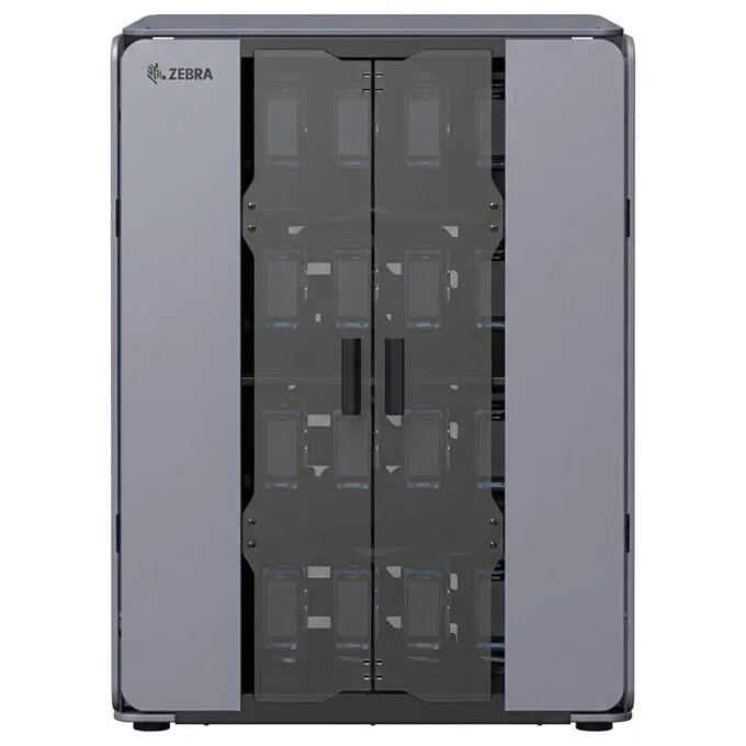 Zebra CS-CAB-2-FLTPK-B-EMEA industrial storage cabinet — image 1