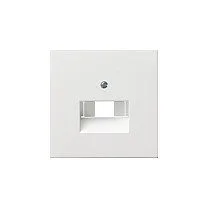 GIRA 0270112 Abdeckung UAE/IAE/ISDN Flächenschalter reinweiß — image 1