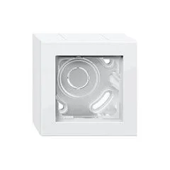 GIRA 106129 AP-Gehäuse 1f + Rahmen Gira E2 Reinweiß