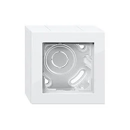 GIRA 106129 AP-Gehäuse 1f + Rahmen Gira E2 Reinweiß — image 1