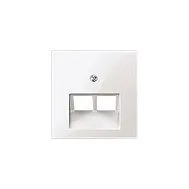 MERTEN 298019 Zentralplatte 2xUAE-Einsatz pws SYSTEM M — image 1
