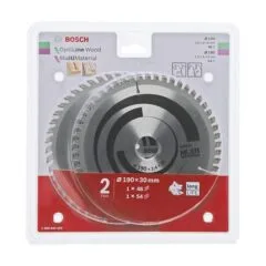 1x Optiline Wood + 1x Multi Material Sägeblatt-Set