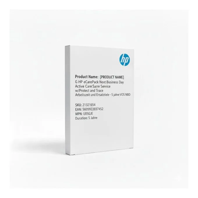 G HP eCarePack Next Business Day Active Care Service w/Protect and Trace Arbeitszeit und Ersatzteile - 5 Jahre VOS NBD — image 1