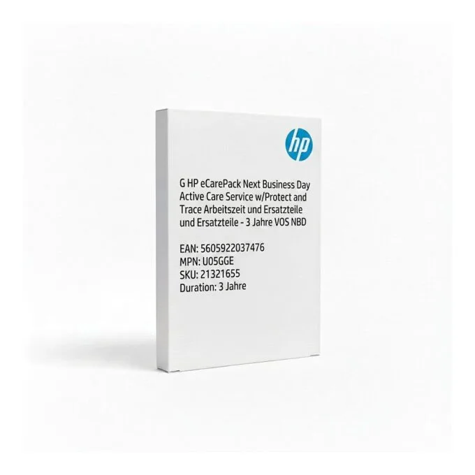 G HP eCarePack Next Business Day Active Care Service w/Protect and Trace Arbeitszeit und Ersatzteile - 3 Jahre VOS NBD — image 1