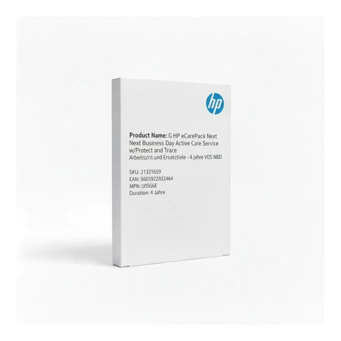 G HP eCarePack Next Business Day Active Care Service w/Protect and Trace Arbeitszeit und Ersatzteile - 4 Jahre VOS NBD — image 1