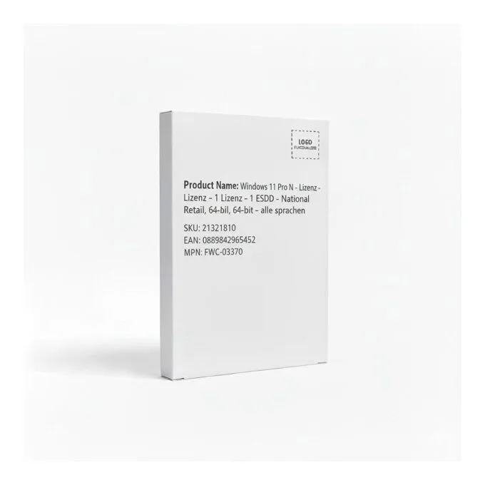Windows 11 Pro N - Lizenz - 1 Lizenz - ESD - National Retail, 64-bit - alle Sprachen — image 1