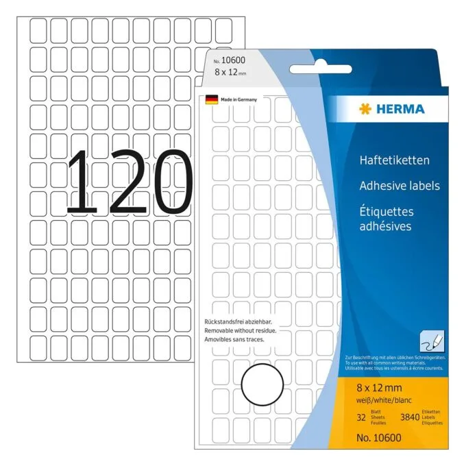 HERMA 10600 self-adhesive label — image 1