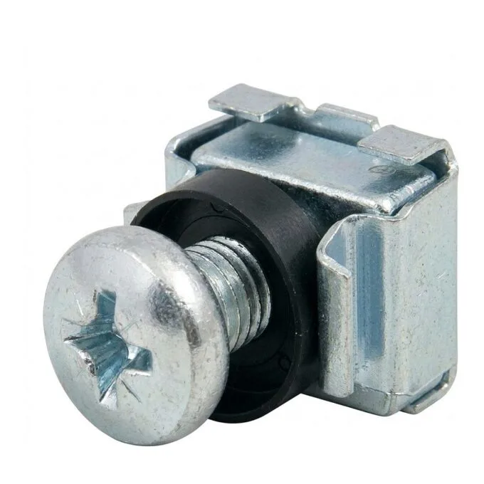 SCHROFF 19"-Befestigungssatz (Schraube, Scheibe, Mutter) - BEFESTIGUNGSSATZ M6 100STK — image 1