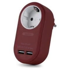 Entac EPAG-1EE-2USB-BR power plug adapter