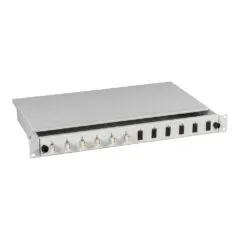 EFB Spleibox gr ausziehbar LC OS2 24xPigtail abgesetzt & 12xDuplex-Kupplung
