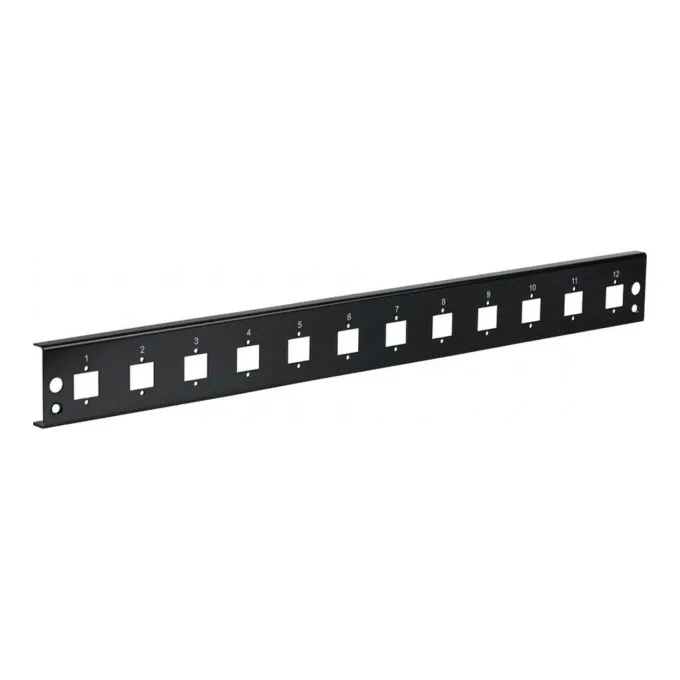 EFB Frontblende 12xE2000Duplex, E2000 Compact (RDM) gerade Vers. sw — image 1