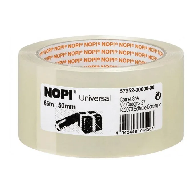 NOPI Universal (4040) Packband 50 mm x 66 m transparent — image 1