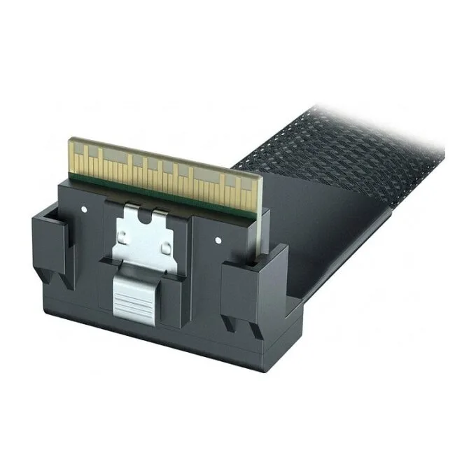 Supermicro cable CBL-MCIO-1245M5R MCIO x8 (RA to STR),45cm, 30AWG,RoHS — image 1