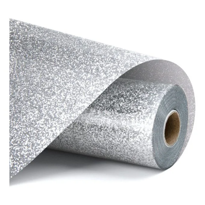 LOKLiK Plotterfolie Glitzer - Silber - 30,5 x 90 cm — image 1