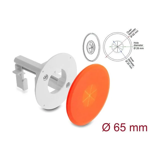 DeLOCK 91412 cable grommet — image 1
