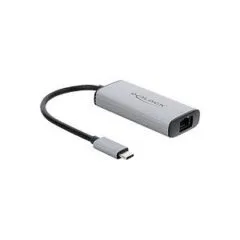 Delock USB Type-C™ Netzwerk Adapter 10 Gigabit LAN 1 x RJ45