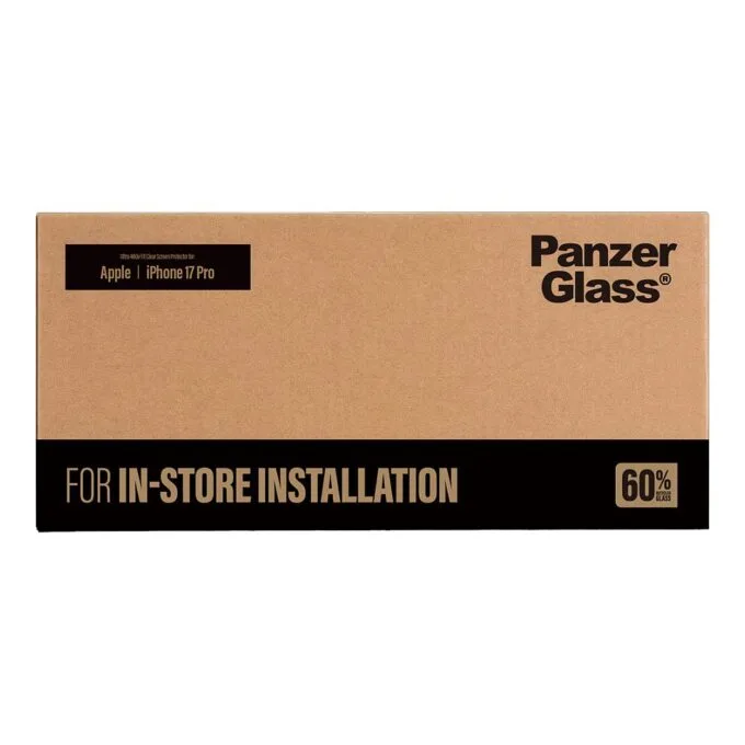 PanzerGlass ® Screen Protector iPhone 2026 Pro | 17 Pro | Ultra-Wide Fit for FastFit Installation Machine — image 1