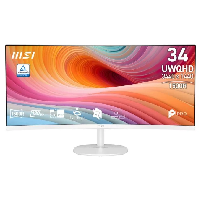 MSI Pro MP341CQW E12 computer monitor — image 1