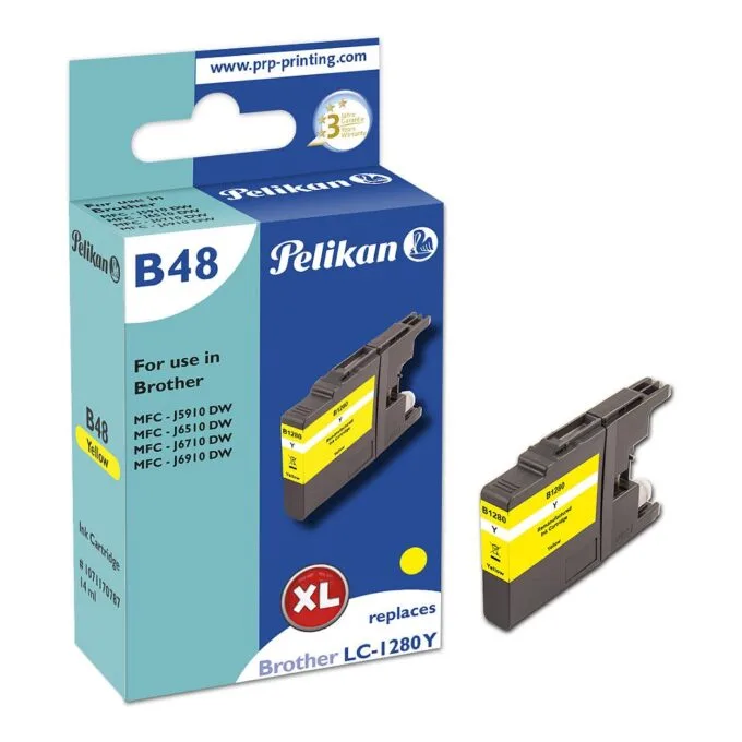 Pelikan B48 Yellow ink cartridge — image 1