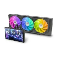 Thermaltake ST360 Ultra ARGB Sync 360 mm AIO Liquid CPU Cooler with 7‑inch LCD - CL‑W493‑PL12SW‑A