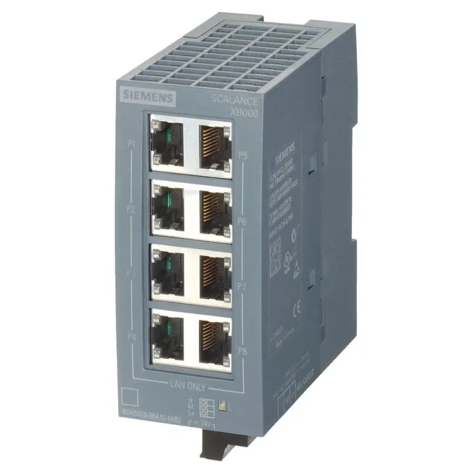 Siemens 6GK5008-0BA10-1AB2 network switch — image 1