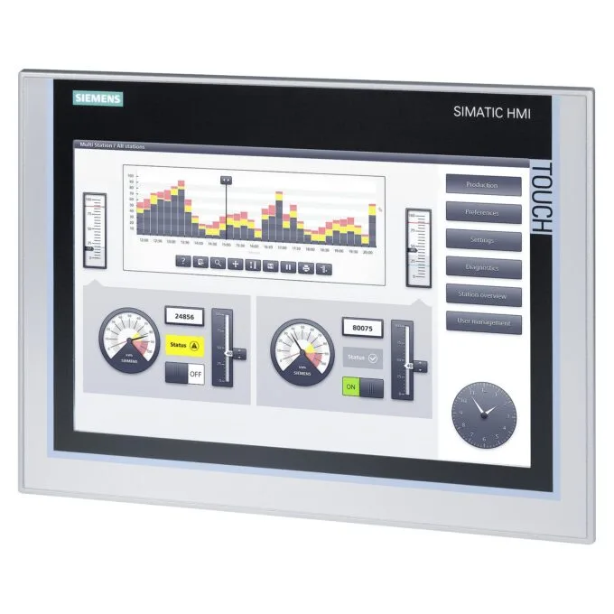 Siemens 6AV2124-0MC01-0AX0 touch control panel — image 1