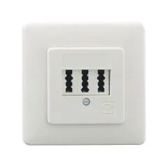 Rutenbeck TAE 3x6 NFN Up rw socket-outlet