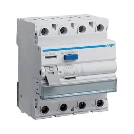 Hager CFA463D circuit breaker — image 1