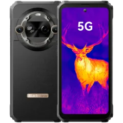 Blackview BL9000 Pro 5G 6.78" Corning 7t FHD+IPS 1080x2460 120Hz, 12GB/512GB, MT6891Z Octa-core 2.6GHz, 50MP Front/13MP+50MP Back Camera, Battery 8800mAh NO Charger, Type-C, NFC, FLIR Thermal imaging, Android 14, Dual SIM, SD card slot, Phantom Black