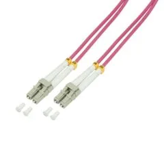 LogiLink światłowód OM4 LC/UPC - LC/UPC 15.0m fioletowy