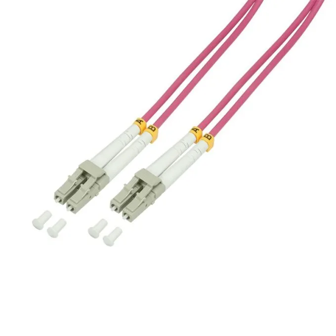 LogiLink światłowód OM4 LC/UPC - LC/UPC 1.0m fioletowy — image 1