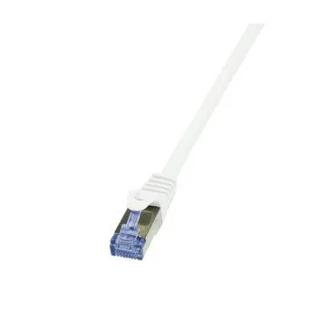 LogiLink kat.6a S/FTP 10.0m biały pozłacane końcówki — image 1