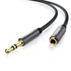 Ugreen audio AUX kabel jack 3,5 mm, 1m szary