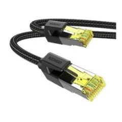 Ugreen NW150 Kabel sieciowy w oplocie, Ethernet RJ45, Cat.7, F/FTP, 2m czarny