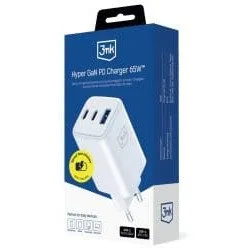 3mk Hyper GaN Charger 65W QC4+ biała — image 1