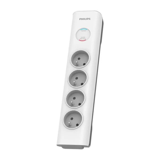 Philips przepięciowa 4 gniazda 2m biały 16a spn7040wa/60 — image 1
