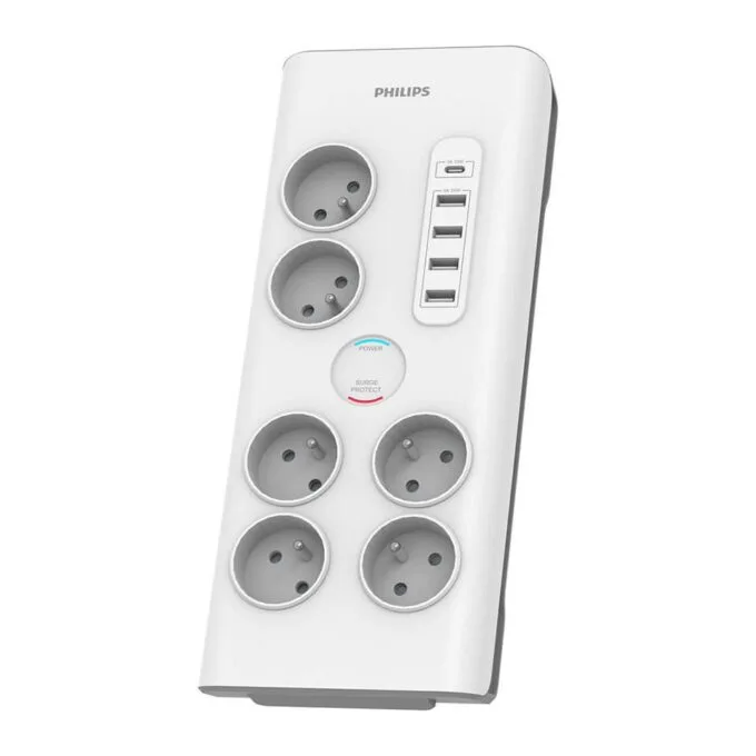 Philips 6 gniazd AC Fr 40W, 2 m — image 1