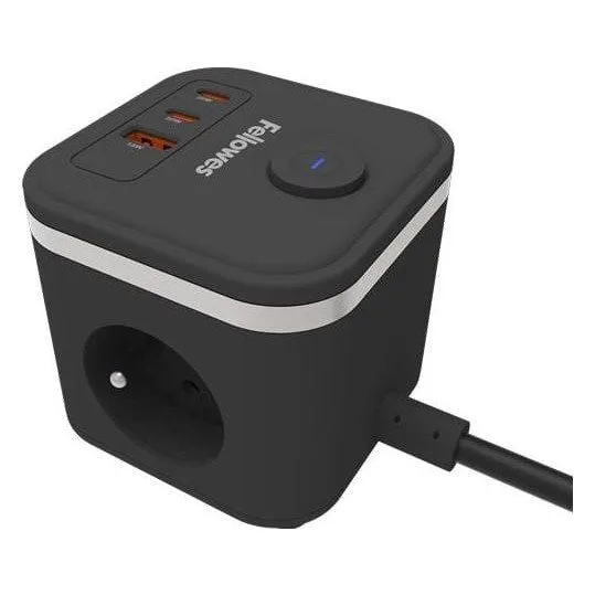 Fellowes Power cube, TYP E, czarny — image 1