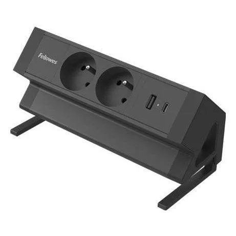 Fellowes Power desk 2, TYP E, czarny — image 1