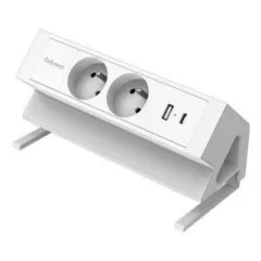 Fellowes Power desk 2, TYP E, biały