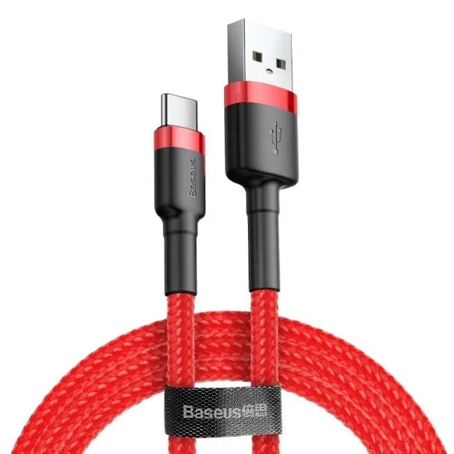 Baseus Cafule USB do USB-C 2A 2m (czerwony) — image 1