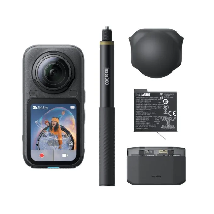 Insta360 X6 Essentials Bundle - 8K, 1" Sensors, Triple AI Chip, OLED Display, 360 Action Camera — image 1